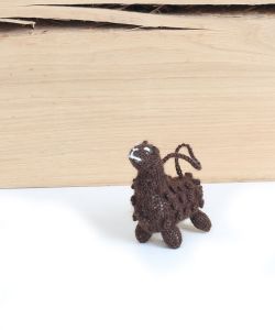 knitted alpaca decoration