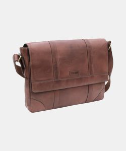 Primehide Ridgeback Large Leather Messenger Bag