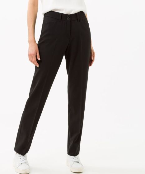 Brax Celine Feminine Fit Trousers Black-16 R (Leg 32")