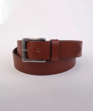 Charles Smith Thick Leather Belt Tan
