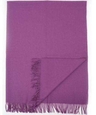Alpaca Blanket / Throw Purple