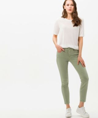 Brax Ana Cropped Push Up Jeans Green-16 Regular