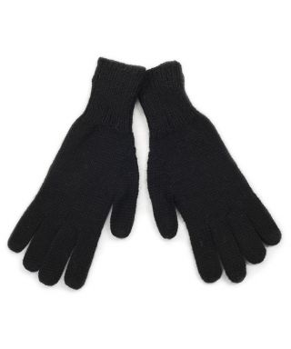 Alpaca Jersey Gloves Black