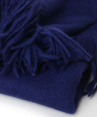 Alpaca Blanket/Throw Cobalt Blue