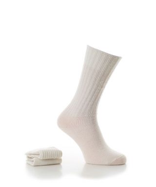 Alpaca Casual Socks Natural Cream
