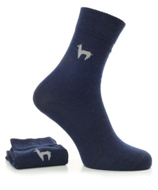 Everyday Baby Alpaca Motif Socks Navy