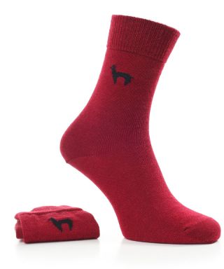 Everyday Baby Alpaca Motif Socks Red