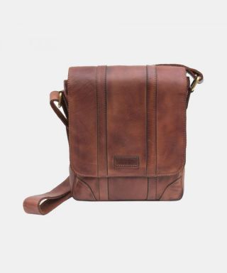 Primehide Ridgeback Small Leather Messenger Bag