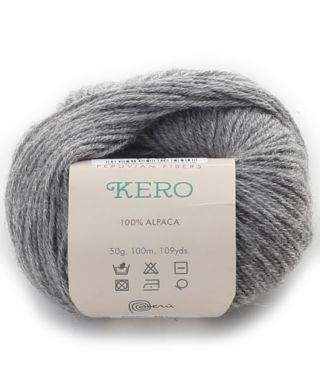 Alpaca Double Knit Yarn Silver Grey