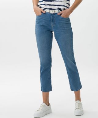 BRAX Mary S Cropped Organic Cotton Jeans Lightwash