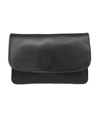 Nova Clutch Leather Handbag Black 0502