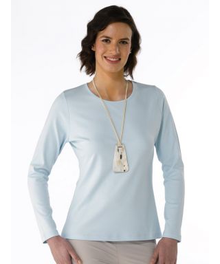 Artisan Route Patricia Pima Cotton T-Shirt Omphalodes Light Blue 